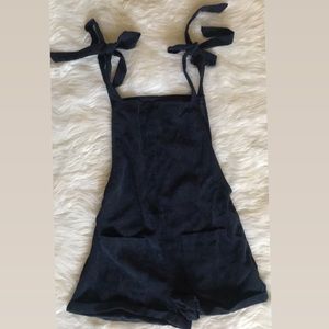 navy short jumpsuit